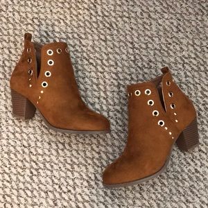 Grommet Ankle Booties